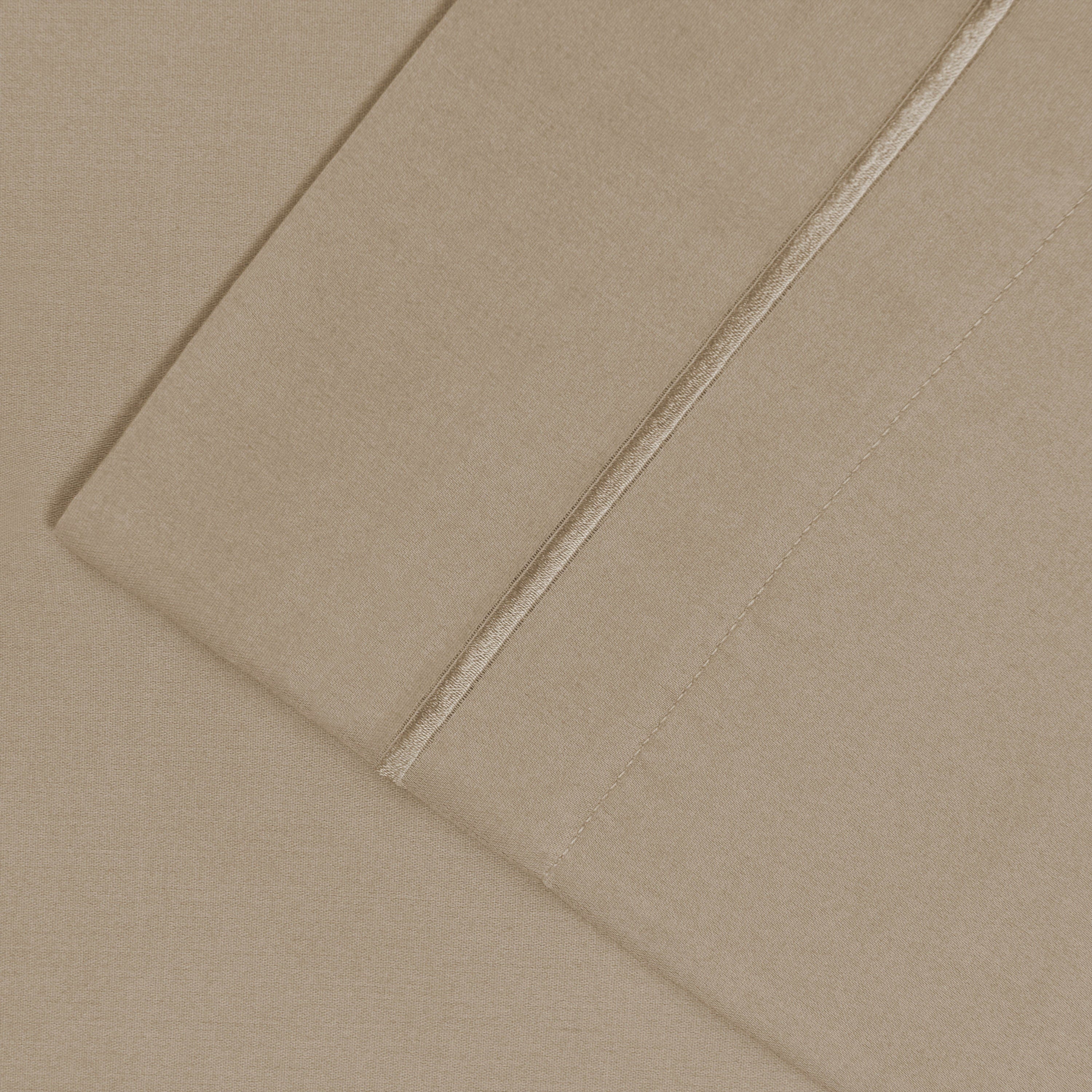 Taie d'oreiller unie en coton 1500 fils Superior (lot de 2)