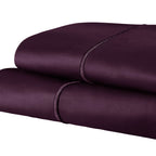 Taie d'oreiller unie en coton 1500 fils Superior (lot de 2)