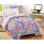 Dream Factory Sweet Butterfly Parure de lit 7 pièces dans un sac avec draps