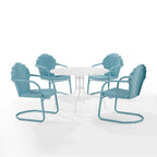 Ensemble de salle à manger d'extérieur Crosley Tulip 5 pièces - 98 L x 98 P x 32,88 H