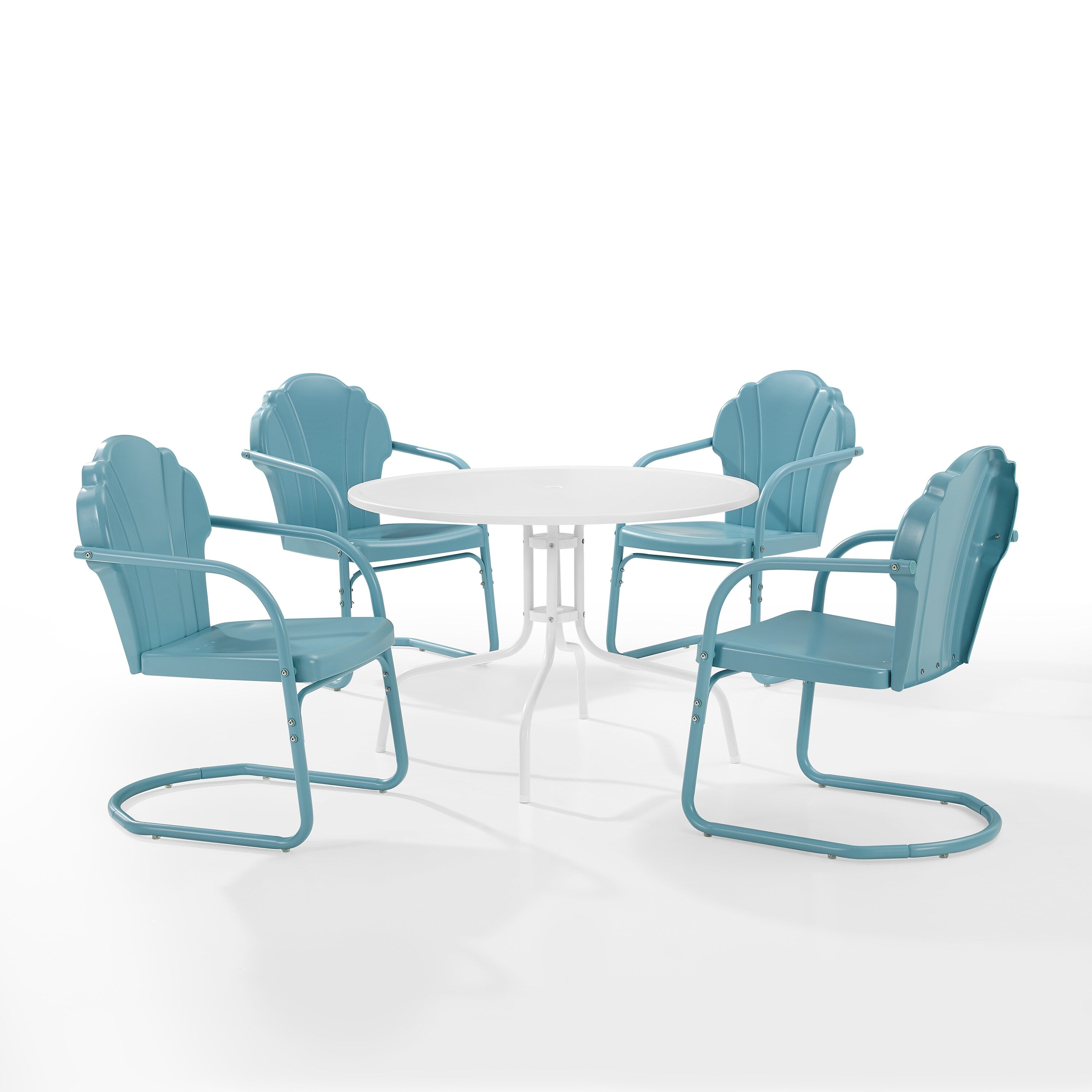 Ensemble de salle à manger d'extérieur Crosley Tulip 5 pièces - 98 L x 98 P x 32,88 H