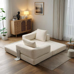 Canapé-lit convertible rembourré 70,87 $, fauteuil convertible, canapé de sol confortable pour salon, chambre, tissu chenille