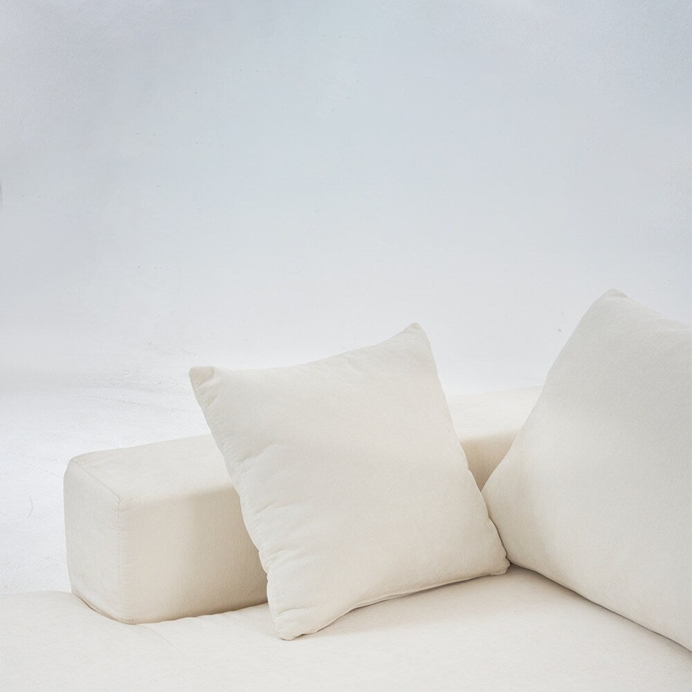 canapé modulaire extra large et profond, canapé nuage 4 personnes