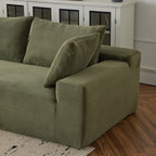 canapé modulaire extra large et profond, canapé nuage 4 personnes