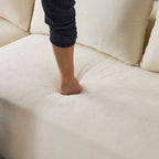 canapé modulaire extra large et profond, canapé nuage 4 personnes