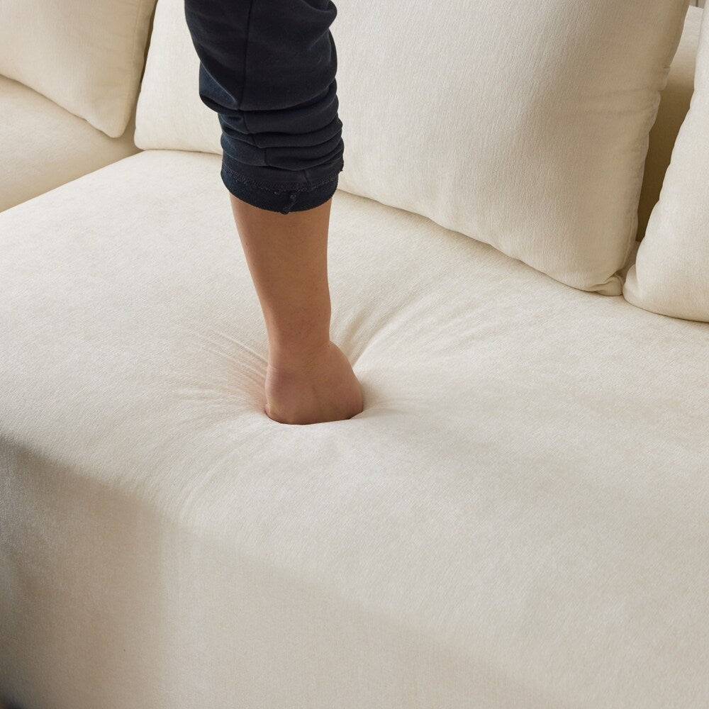 canapé modulaire extra large et profond, canapé nuage 4 personnes