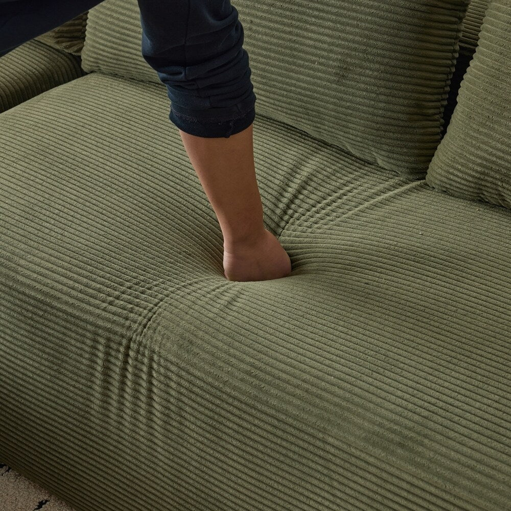 canapé modulaire extra large et profond, canapé nuage 4 personnes