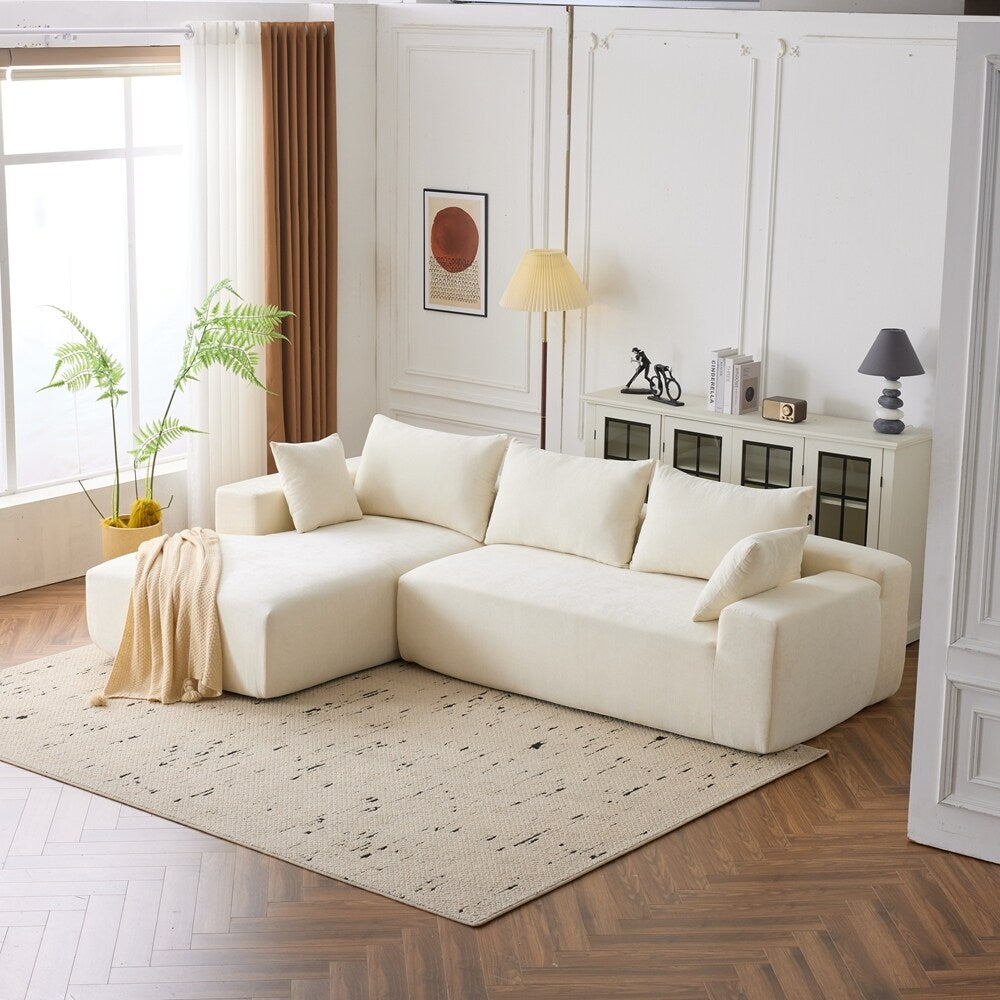 canapé modulaire extra large et profond, canapé nuage 4 personnes